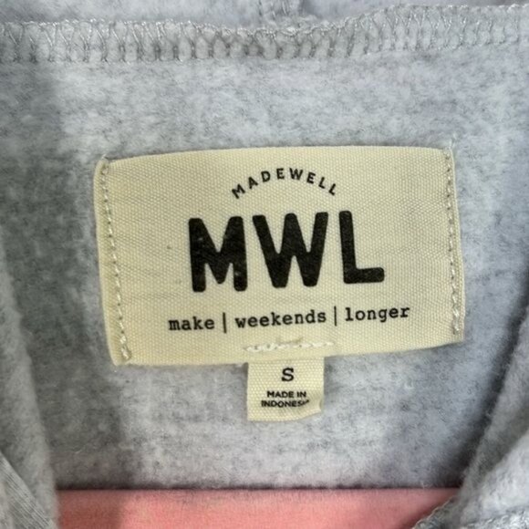 Madewell MWL Superbrushed Easygoing Hoodie Sweatshirt size small - Picture 3 of 9